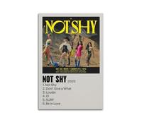 WEJWHHTHUU ITZY Not Shy1 Posters Canvas Cover Print Aesthetic Poster Modern Art Painting for Living Room 20x30inch(50x75cm) Unframe-style