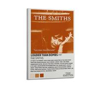 WEJWHHTHUU Louder Than Bombs By The Smiths Posters Canvas Cover Print Aesthetic Poster Modern Art Painting for Living Room 16x24inch(40x60cm) Frame-style