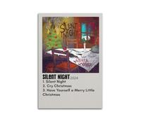 WEJWHHTHUU Mother Mother Silent Night Posters Canvas Cover Print Aesthetic Poster Modern Art Painting for Living Room 16x24inch(40x60cm) Unframe-style