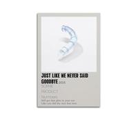 WEJWHHTHUU SOPHIE JUST LIKE WE NEVER SAID GOODBYE Posters Canvas Cover Print Aesthetic Poster Modern Art Painting for Living Room 20x30inch(50x75cm) Unframe-style