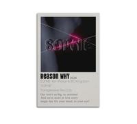 WEJWHHTHUU SOPHIE, Kim Petras & BC Kingdom Reason Why Posters Canvas Cover Print Aesthetic Poster Modern Art Painting for Living Room 08x12inch(20x30cm) Unframe-style