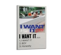 WEJWHHTHUU STAYC I WANT IT Posters Canvas Cover Print Aesthetic Poster Modern Art Painting for Living Room 12x18inch(30x45cm) Frame-style