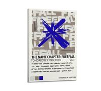 WEJWHHTHUU The Name Chapter FREEFALL By TOMORROW X TOGETHER. Posters Canvas Cover Print Aesthetic Poster Modern Art Painting for Living Room 24x36inch(60x90cm) Frame-style