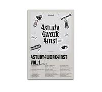 WEJWHHTHUU TripleS 4study4work4inst Vol.1 Posters Canvas Cover Print Aesthetic Poster Modern Art Painting for Living Room 08x12inch(20x30cm) Unframe-style