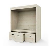 Weka Bolzano Seating Frame With Natural Finish