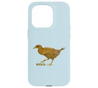 Weka New Zealand Bird Flightless Native NZ bird Case for iPhone 15 Pro