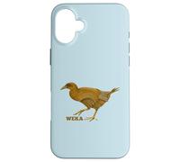 Weka New Zealand Bird Flightless Native NZ bird Case for iPhone 16 Plus