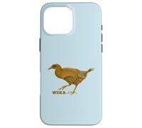 Weka New Zealand Bird Flightless Native NZ bird Case for iPhone 16 Pro Max