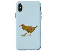 Weka New Zealand Bird Flightless Native NZ bird Case for iPhone X/XS