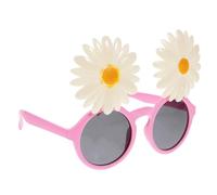 WEKADRIN 1 Pair Hawaiian Party Daisy Eyeglasses Unique Floral Photo Prop for Birthday Celebrations Pool Parties and Themed Events Lightweight Costume Accessory for Unforgettable Moments