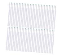 WEKADRIN 100Pcs Black Pen Refills Smooth Writing Gel Ink Replacement for Office School Use Stable Material Compatible with Professional Pens