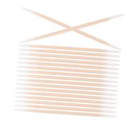 WEKADRIN 100pcs Double Ended Cotton Swabs Precision Pointed Tips, Wooden Handle Makeup and Tattoo Cosmetic Cotton Swabs for Eyebrow, Lip, and Detail Cleaning