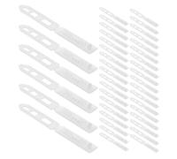 WEKADRIN 100pcs Plastic Snap Pin Hair Clips for Mini DIY Hair Bobby Pins Sectioning Clips Short Tooth PP Claw Barrettes for Crafting and