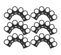 WEKADRIN 100pcs Push Button Switch Identification Signs Frame Clips for Electrical Box Circuit Breaker Labeling, Side Insert Mount, Industrial Control Cabinet Safety Tags for Workshop