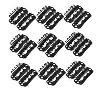 WEKADRIN 100pcs u Shape Wig Clips Hair Extension Snap Clips for Secure and Lightweight Hair Fixing Accessories Seamless Integration for Natural Look
