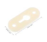 WEKADRIN 10pcs Abs Plastic Nylon L-Shaped 90 Degree Corner Braces Thickened Shelf Supports Single Keyhole Hangers for Cabinet Doors and Picture Frames, Hanging Fasteners for Home and Office