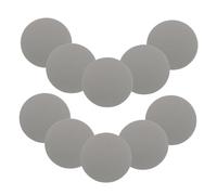 WEKADRIN 10Pcs Black Adhesive Metal Plates for Magnetic Car Mounts Strong Stickers for Phone Holder Round Mounting Kits Compatible with Smartphones and Tablets