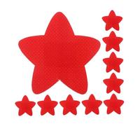 WEKADRIN 10pcs Breathable Star Shape Bandages Self-Adhesive Wound Patches for Fun Cartoon Design Comfortable and Portable Wound Care Stickers for and Minor Injuries