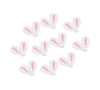 WEKADRIN 10pcs Cartoon Rabbit Ear Hairpin Craft Kit Adorable DIY Hair Clip Accessories for Creative Projects and Hair Decor Fun and Embellishments