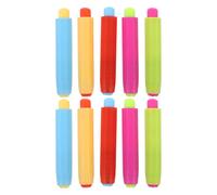 WEKADRIN 10pcs Chalk Cover Plastic Chalk Holders for Chalkboard Adjustable Teacher Stick Holder for Classroom Office School Drawing Board Painting Writing