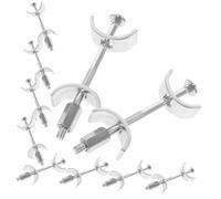 WEKADRIN 10pcs Galvanized Steel Countertop Connector Bolts Threaded Joint Fasteners for Kitchen Worktop Stability and Secure Furniture Assembly