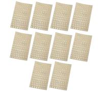 WEKADRIN 10pcs Golden Letter Stickers Self-Adhesive Alphabet Labels for Essential Oil Bottles DIY Decorative Tag Stickers for Organizing and Personalizing Containers