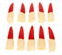 WEKADRIN 10Pcs Halloween Witch Nails Fake Finger Covers Creepy Long Fingernail Props for Scary Costume Parties Compact Multi Use Accessories for Witch Cosplay and Role Play