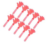 WEKADRIN 10pcs Hand Clappers Party Noise Makers with Five Props Safe Plastic Material Cheer for Birthday Sports Events and Festival Favors