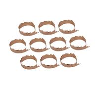 WEKADRIN 10Pcs Light Brown Guzheng Code Installation Tools with Thick Paper Zheng Code Positioning Maps for Easy Setup and Professional Use