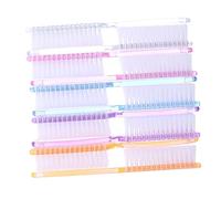 WEKADRIN 10pcs Long Handle Fingernail Brushes with Flexible Bristles for Comfortable Nail and Skin Cleaning Ergonomic Grip Scrub for Manicure and Pedicure Use