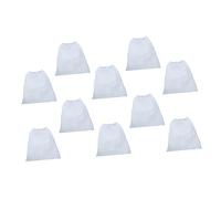 WEKADRIN 10pcs Nail Cleaner Pouches Dust Collector Bags for Nail Art Vacuum Durable Non Woven Easy to Use with Elastic Cord Compatible with All