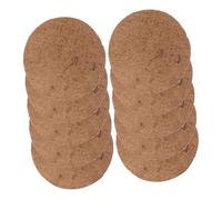 WEKADRIN 10Pcs Natural Palm Pigeon Nesting Pads Breathable Coconut Mat Bird House Pads Pet Bird Nest Accessories for Egg Protection and Comfortable Breeding