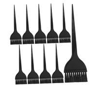 WEKADRIN 10pcs Plastic Hair Dye Brushes for Salon Home Use Mixing Even Coverage Smooth Blending Portable Professional Hair Coloring Tools for Tinting Bleaching and Dye