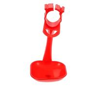 WEKADRIN 10pcs Poultry Water Dispenser Chicken Feeding Container with Bent Arm Hanging Cup for Farm Use, Multi-functional Chicken Water Drinker Suitable for Coop and Outdoor Poultry Care