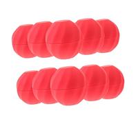 WEKADRIN 10pcs Refillable Lip Balm Containers Plastic Ball Shaped Lipstick Holders Portable Pink Storage Box for Travel and Daily Use Easy to Fill and Leak