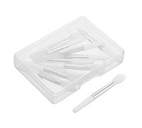 WEKADRIN 10pcs Silicone Lip Brushes Makeup Applicator Storage Box for Precise Lip Application Soft Silicone Bristles for Even and Comfortable Makeup