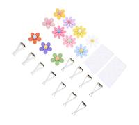 WEKADRIN 11pcs Flower Car Air Fresheners Cute Decorative Vent Clips for Women Fit for All Car Air Vents Relaxing Fragrance