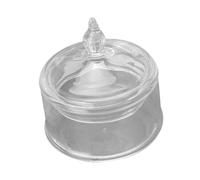 WEKADRIN 12 Scale Miniature Glass Candy Jar Lid Decorative Small Glass Jar for Dollhouse Accessories for Home and Photography Decor