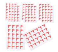 WEKADRIN 12 Sheets Self-Adhesive Label Stickers for Map Marking Small Map Decals with Easy Peel-Off Design Decorative Adhesive Stickers for Home Office Storage and Outdoor Use