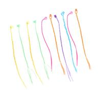 WEKADRIN 12pcs Braided Hair Extensions Clips Clip Fresh Braided Hair Pins for Party Festival