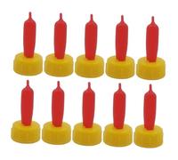 WEKADRIN 12pcs Lamb Feeding Bottles with -resistant Nipples for Small Animals Newborn Milk Feeder Suitable for Lambs Calves and Piglets Easy to Use and Replace