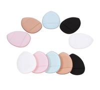 WEKADRIN 12pcs Mini Makeup Powder Puff for Women Comfortable Soft Facial Beauty Applicator with Finger Strap for Precise Foundation and Application Dry Wet Use Random Color
