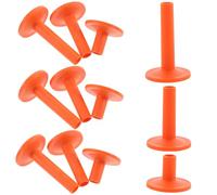 WEKADRIN 12pcs Plastic Cymbal Sleeves Drum Stand Replacement Accessories with Multiple Heights for Protection and Easy Installation Compatible with Various Drum