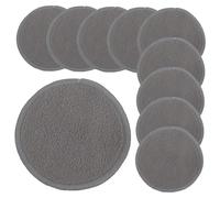 WEKADRIN 13Pcs Bamboo Fiber Makeup Remover Pads for Face Cleansing Reusable Finger Design Pads with Cotton Mesh Bag Gentle for Women Travel-friendly Skincare