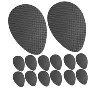 WEKADRIN 15 Pairs Anti-Skid Shoe Sole Grips Self-Adhesive Rubber Protectors for Men Women Non-Slip Heel Stickers Slip Prevention Pads for High Heels and Everyday Footwear Black