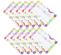 WEKADRIN 150 Sheets Classroom Reward Cards for Students Behavior Incentive Punch Cards with Cartoon Patterns Lightweight and Portable for Teachers and Parents Each