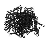 WEKADRIN 150PCS Black Chick Leg Bands for Newborn Poultry Reusable Elastic Chicken Feet Brace Rings Rapid Identification Markers to Survival Health for Backyard Hens Quail Ornamental Birds