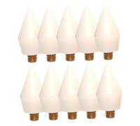 WEKADRIN 15pcs Nail Dotting Pen Wax Replacement Tips Dual-ended Rhinestone Picker Heads for Precise Nail Art Placement Easy-clean Wax Applicator for Salon Home Travel Use