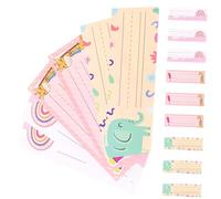 WEKADRIN 15pcs School Desk Name Stickers with Mixed Giraffe Pencil Classroom Desk Nameplates for Students Paper Labels for Kindergarten and Office Organization