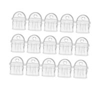 WEKADRIN 15pcs Transparent Type-c Dustproof Charging Port Protector Plugs PVC Anti-dust Caps for Mobile Devices Port Stoppers Prevent Dirt and Liquid Damage